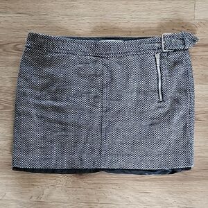 Tommy Hilfiger Black and White Mini Skirt, Size 16